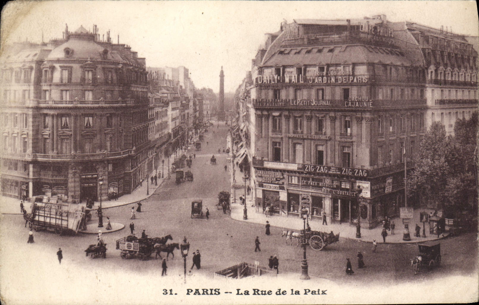 CPA Paris La rue de la Paix