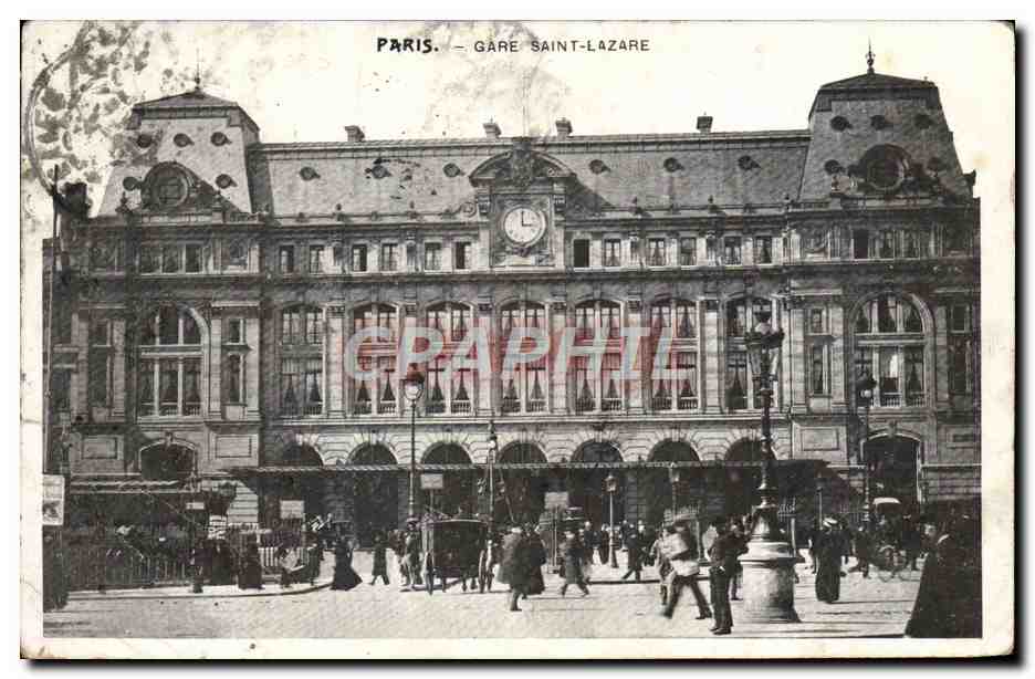 CPA Paris Gare Saint Lazare
