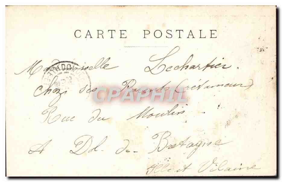 CPA Paris Eglise Du Sacre Coeur de Montmartre — Rückseite