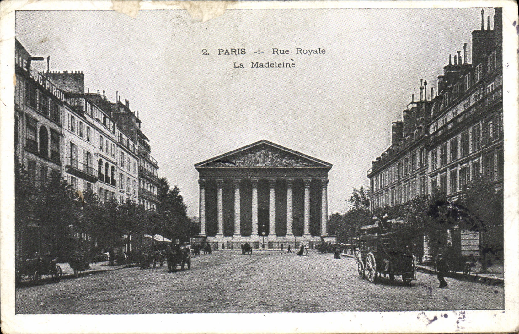 CPA Paris Rue Royale La Madeleine