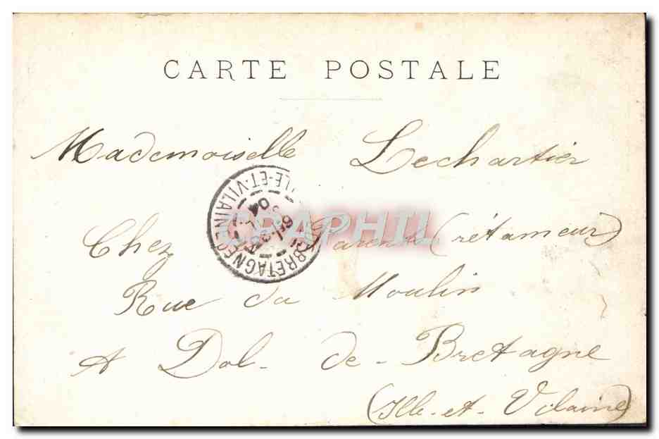 CPA Paris Place de la Concorde Obelisque de Louqsor — Rückseite