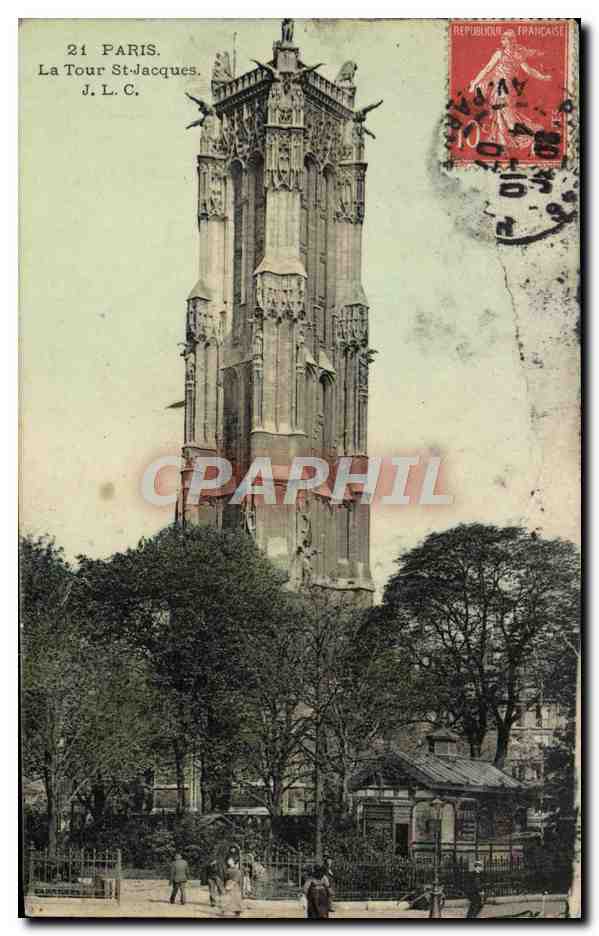 CPA Paris La Tour St Jacques 