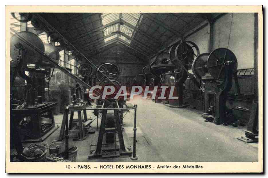 Paris — Hôtel des Monnaies — Atelier des Médaillles — CPAPHIL