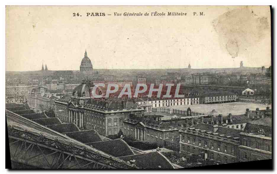 CPA Paris Vue Generale de L'Ecole Militaire