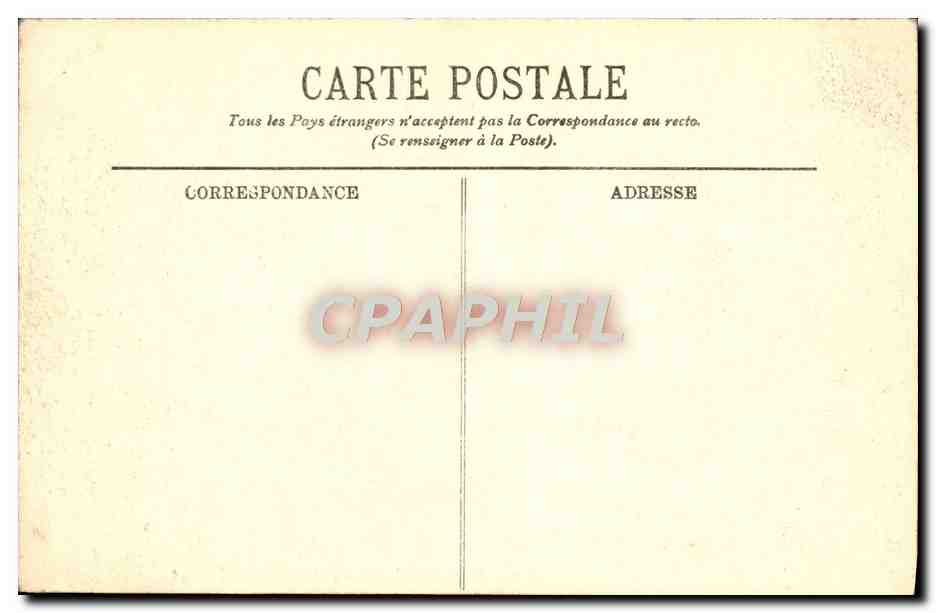 CPA Paris Le Louvre et Les Tuileries — Rückseite