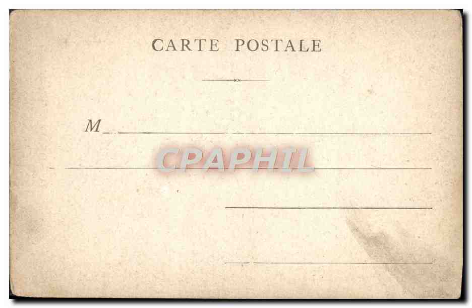 CPA Paris Notre Dame — Verso