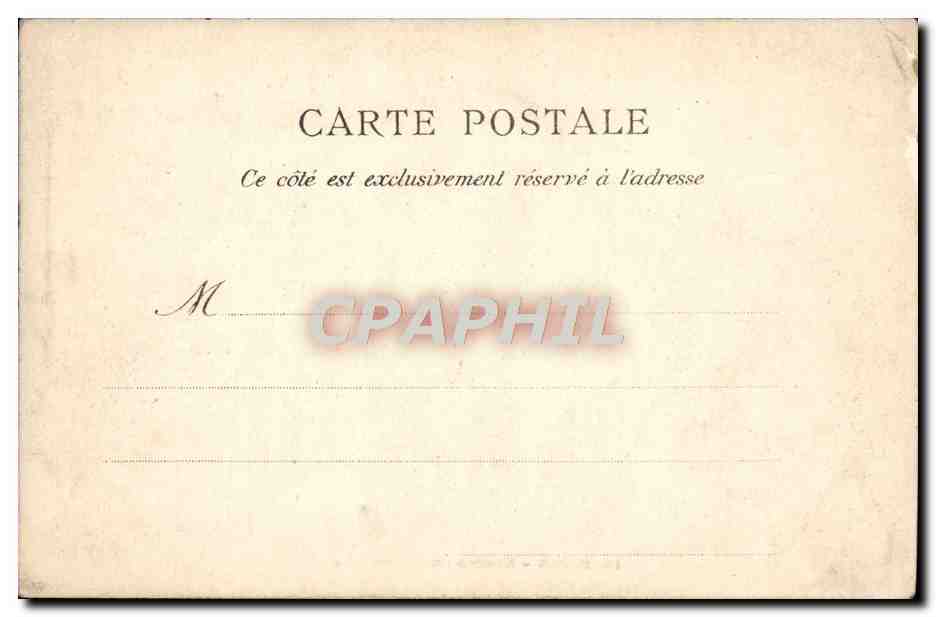 CPA Paris Bourse du Commerce — Verso