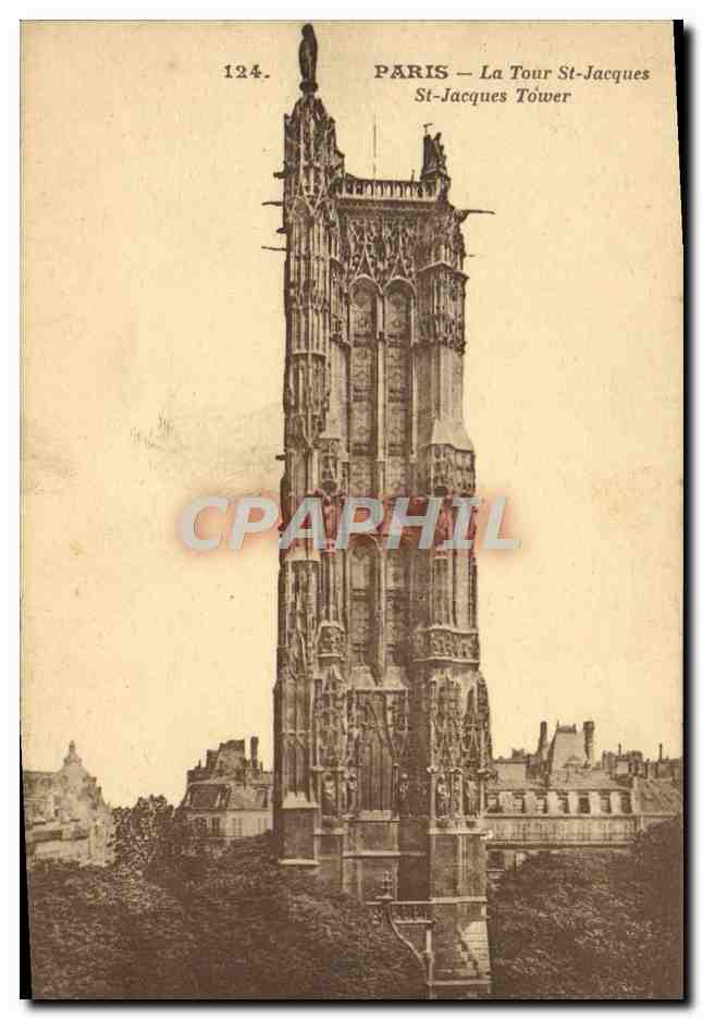 CPA Paris La Tour St Jacques 