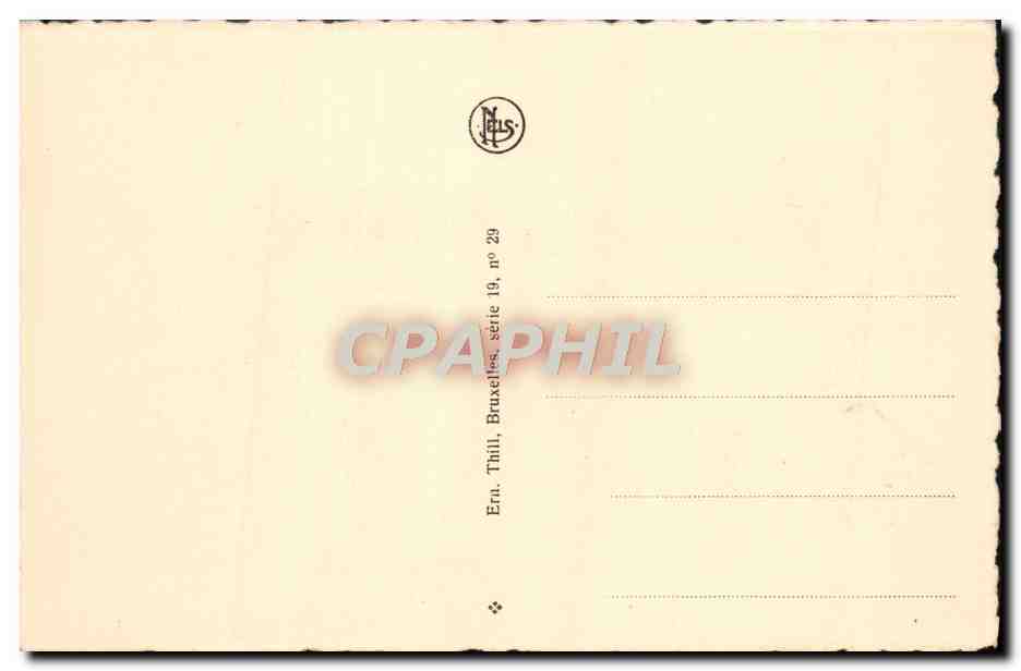 CPA Ypres Ancienne Chatellerie Hotel de Ville — Rückseite