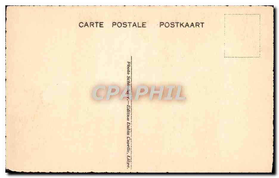 CPA Bruges Gouvernement provincial et beffroi — Rückseite