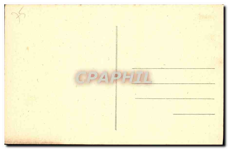 CPA Paris La Tour St Jacques — Verso