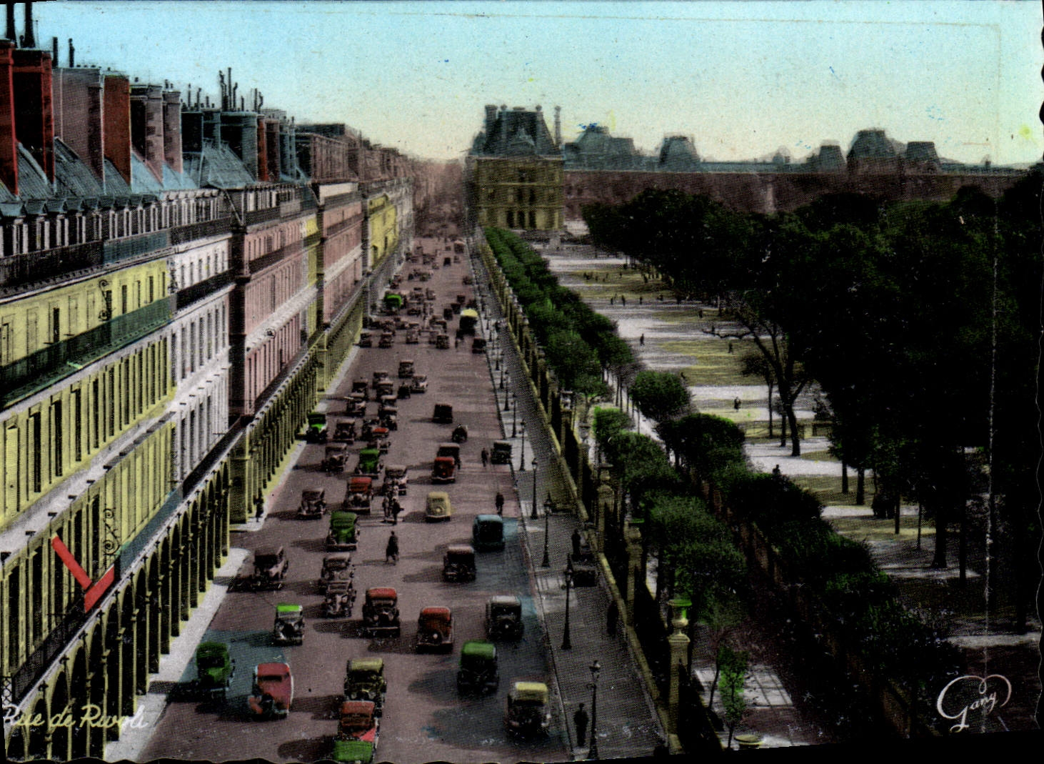 CPM Paris Rivoli street