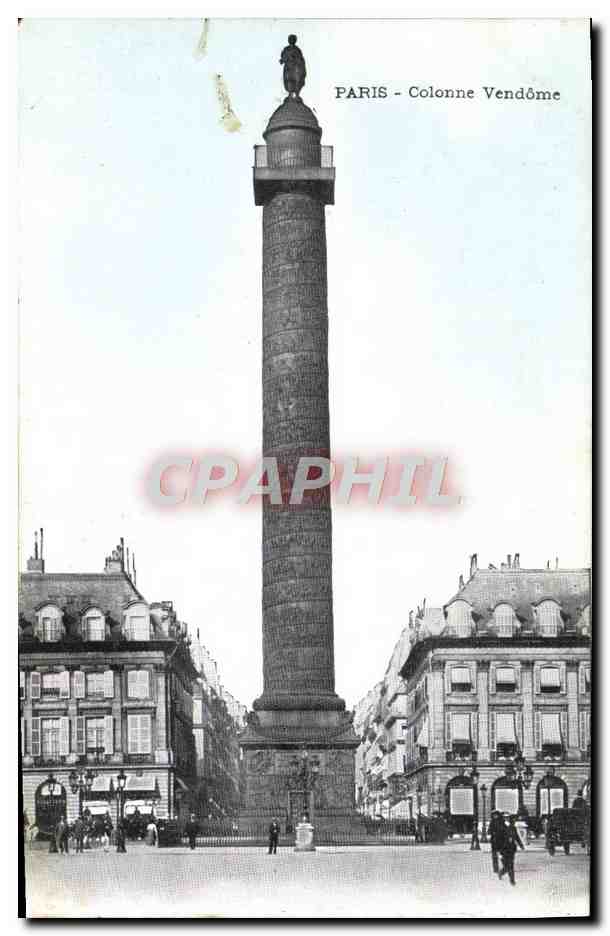 CPA Paris Colonne Vendome 