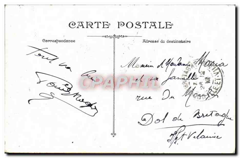 CPA Paris Le Petit Palais des Champs Elysees  — Rückseite