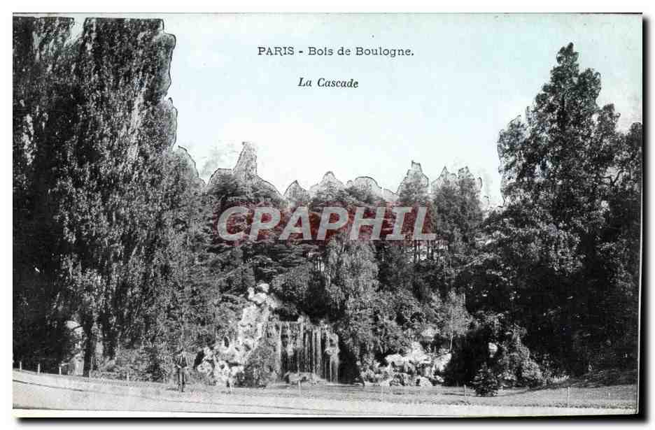CPA Paris Bois de Boulogne La Cascade 