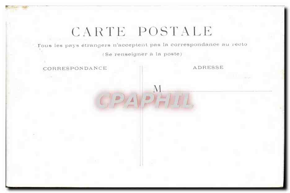 CPA Paris Le Lac du Bois de Boulogne — Verso