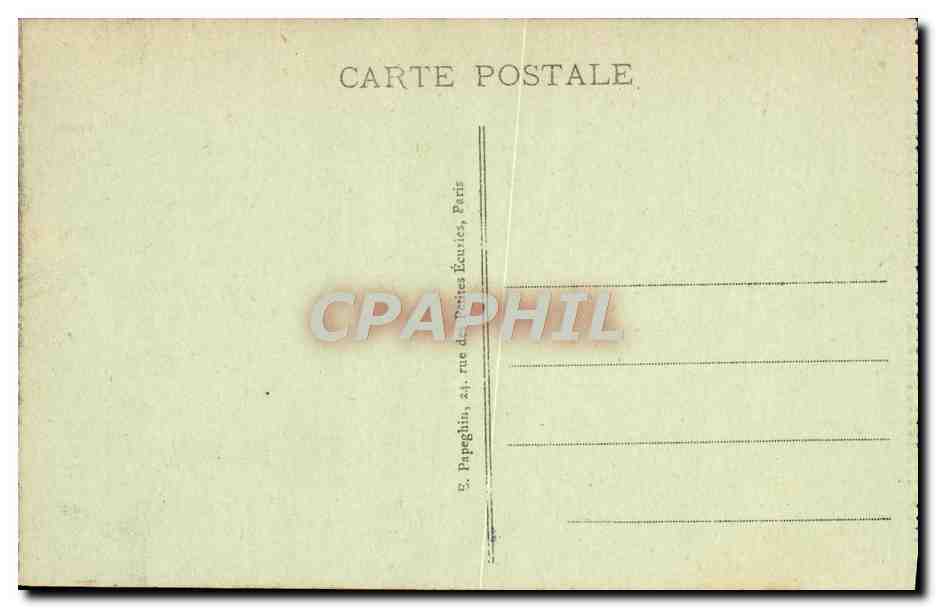 CPA Paris Le Dome des Invalides — Verso