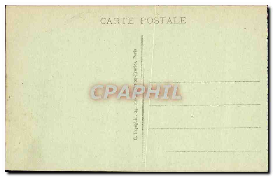 CPA Paris Place de la Concorde Les fontaines et l'obelisque — Rückseite