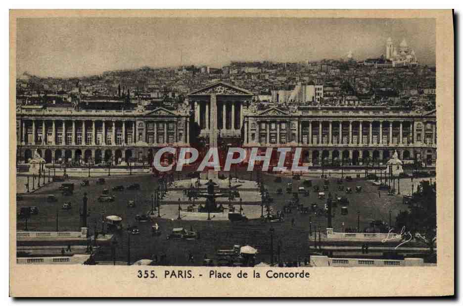 CPA Paris Place de la Concorde 