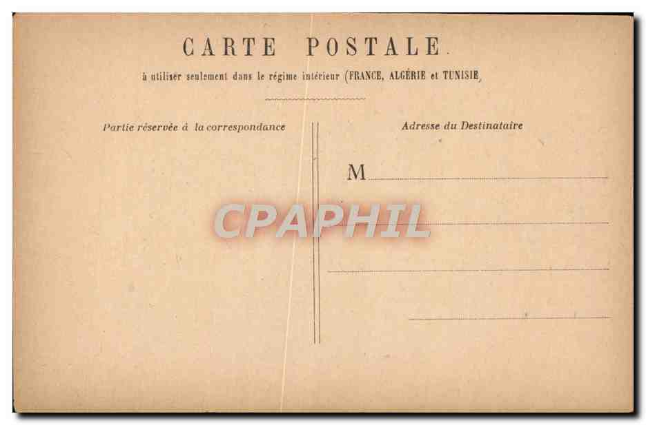 CPA Paris Cour du Louvre  — Rückseite
