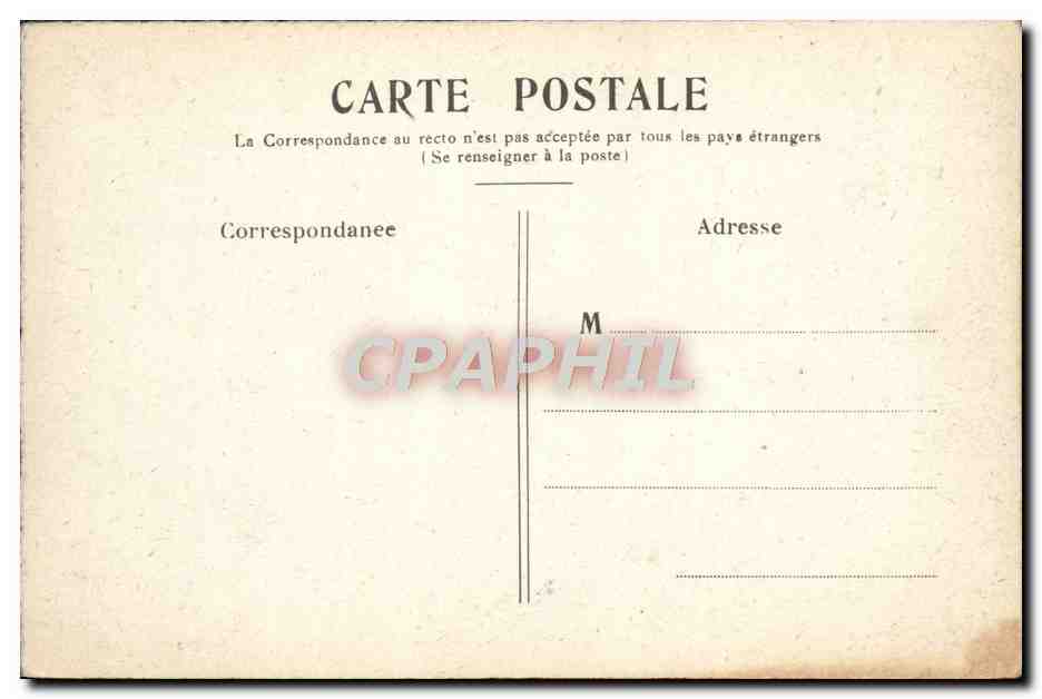 CPA Paris Le Palais du Trocadero — Verso