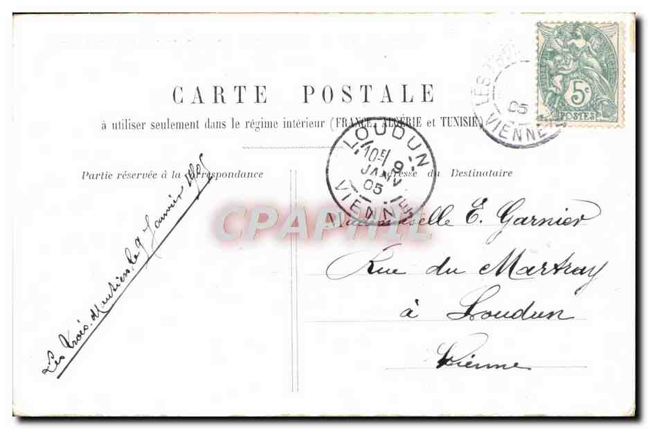 CPA Paris Palais Royal  — Rückseite