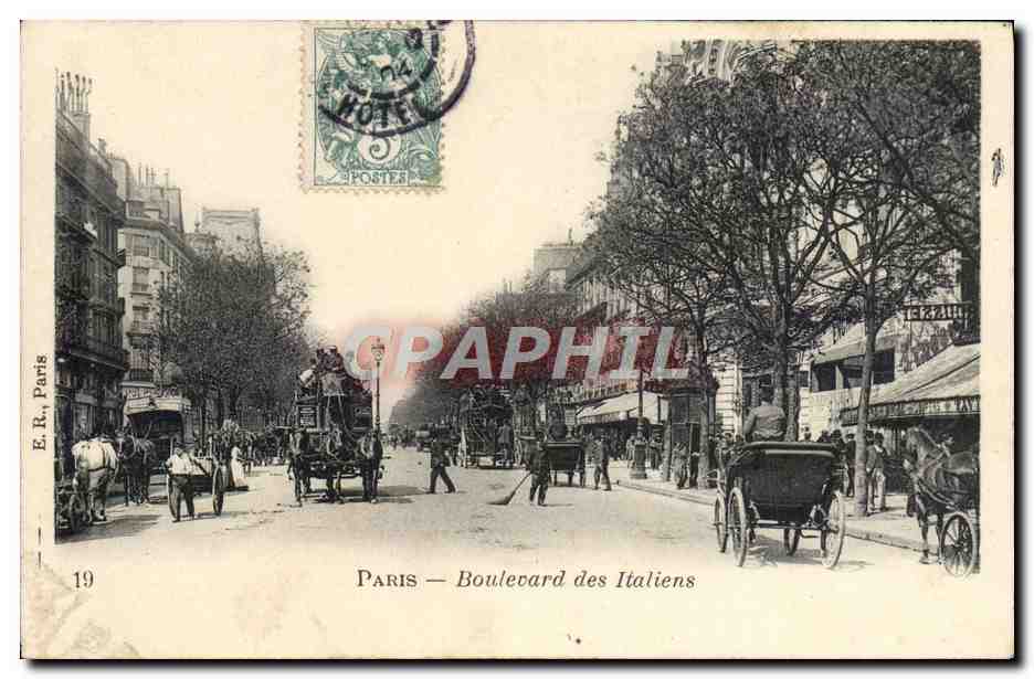 CPA Paris Boulevard des Italiens 