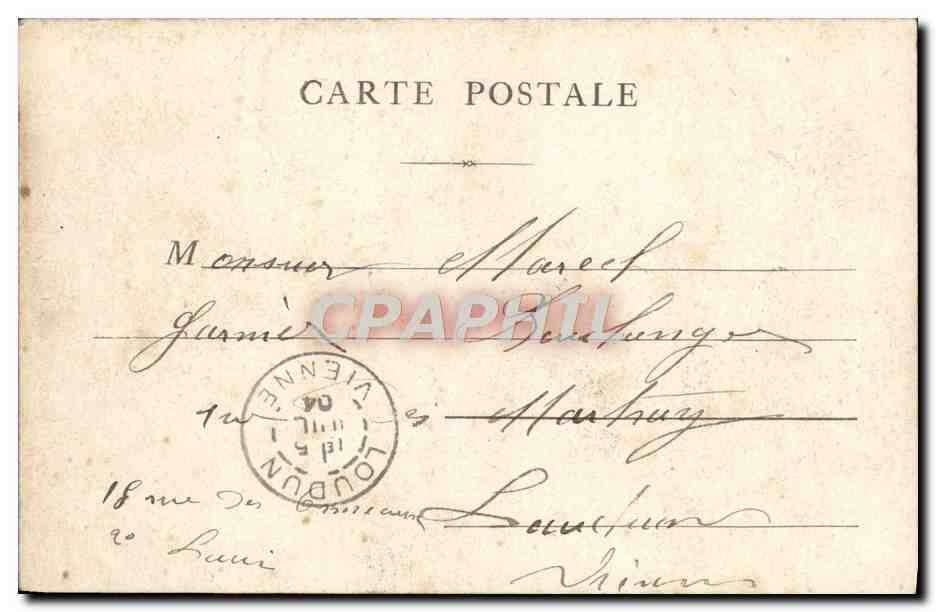 CPA Paris Le Lion de Belfort  — Rückseite