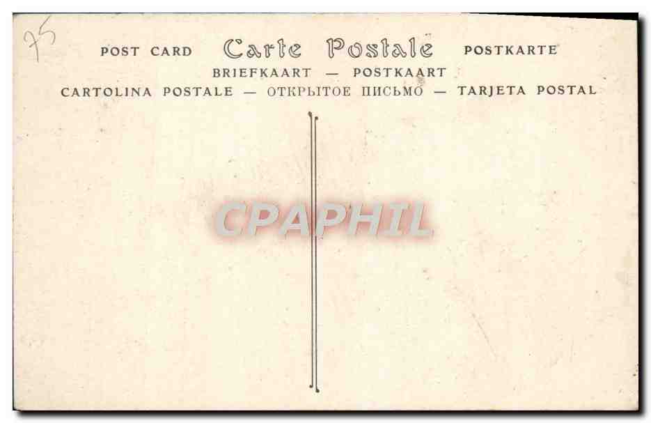 CPA Paris Colonne Vendome  — Rückseite