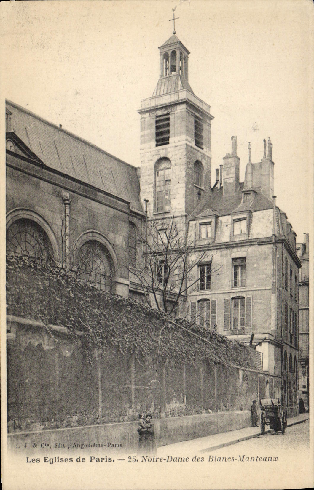 CPA Les Eglises de Paris Notre Dame des Blancs Manteaux 