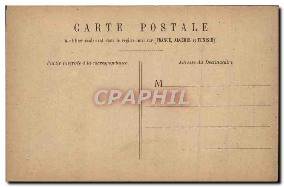 CPA Paris Les Buttes Chaumont  — Verso