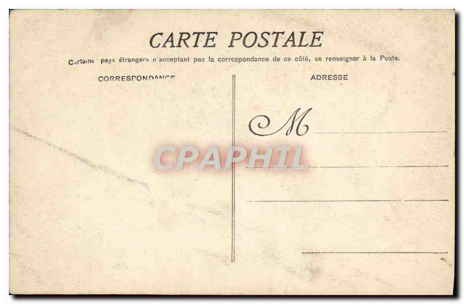 CPA Paris Nouvelle Eglise de N D de Lourdes Rue Pelleport  — Rückseite