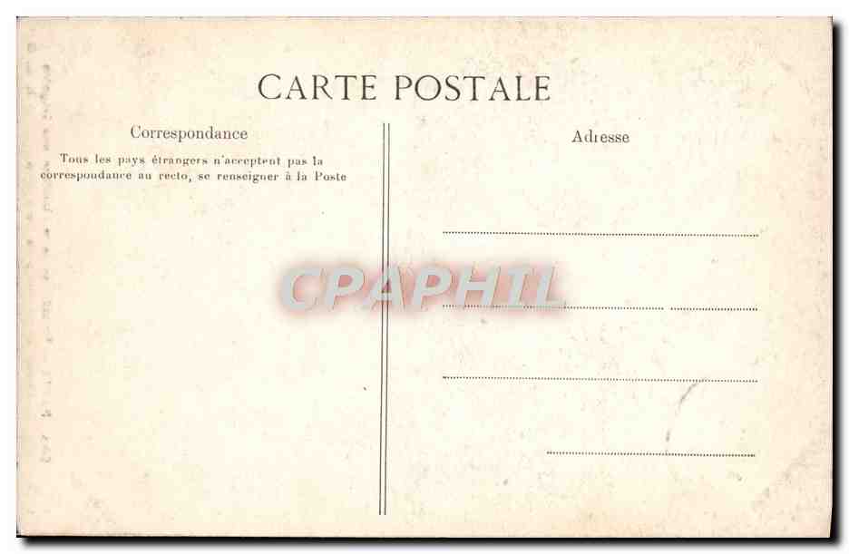 CPA Paris Presidence de la Chambre des Deputes Cheminee du salon de reception — Rückseite