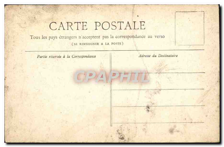 CPA Paris L'Eglise de la Trinite  — Verso