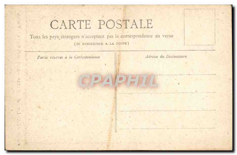 CPA Paris Horloge du Palais de Justcie  — Rückseite