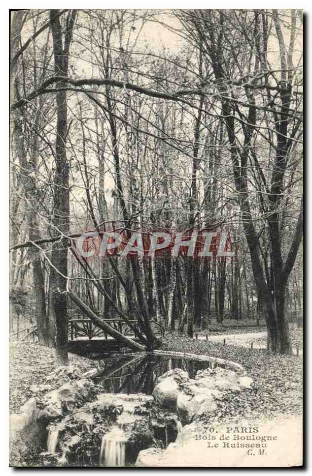 CPA Paris Bois de Boulogne Le Ruisseau