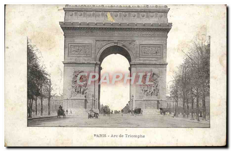 CPA Paris Arc de Triomphe 