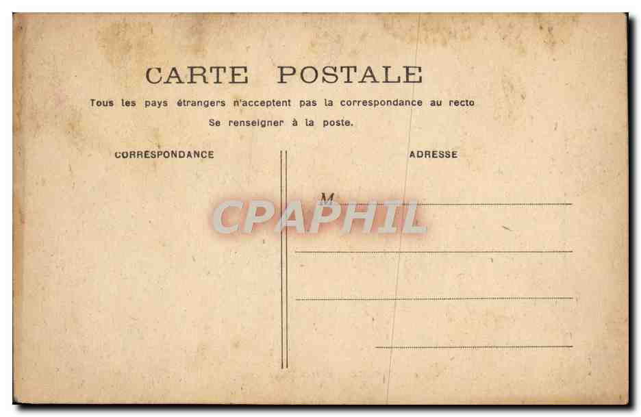 CPA Paris Arc de Triomphe  — Rückseite