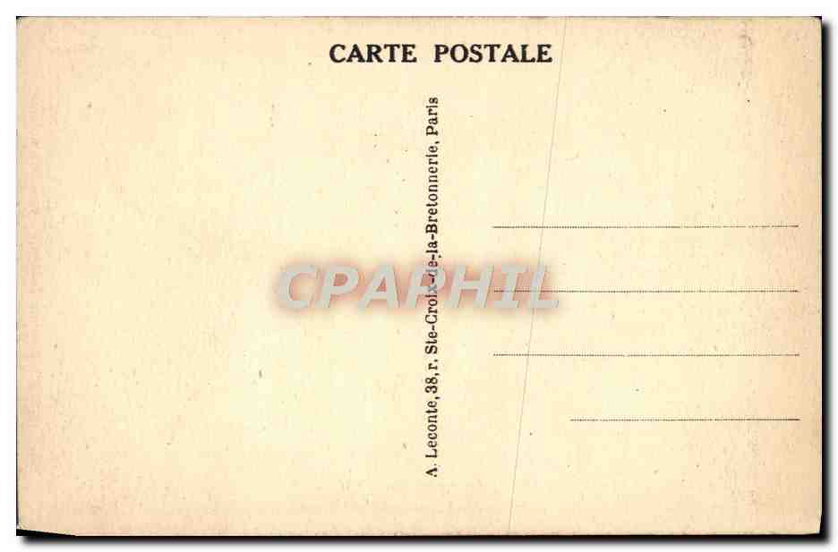 CPA Paris Colonne Vendome  — Rückseite
