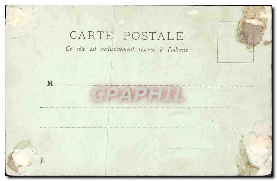 CPA Paris La Cour de l'Hotel Sully  — Verso