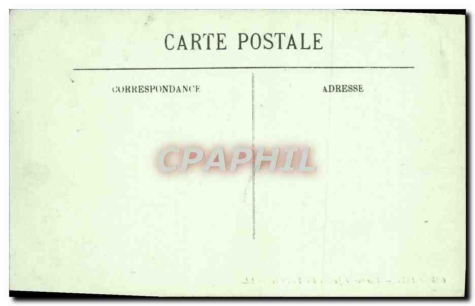 CPA Paris Vue sur le Jardin des Tuileries  — Verso