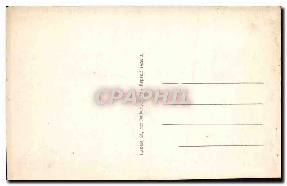 CPA Paris L'Avenue de l'Opera  — Rückseite