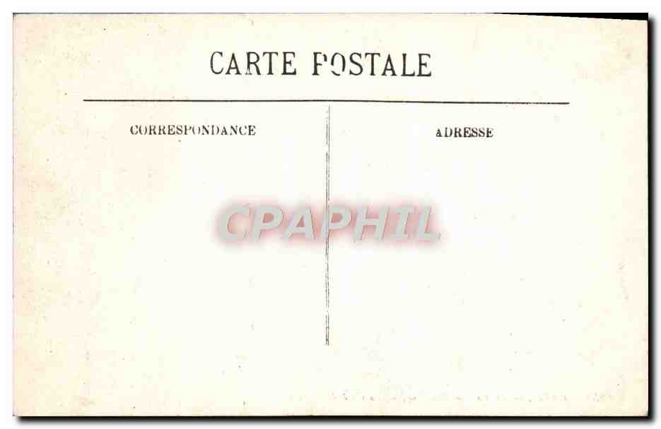 CPA Paris Le Bois de Boulogne La Cascade  — Verso