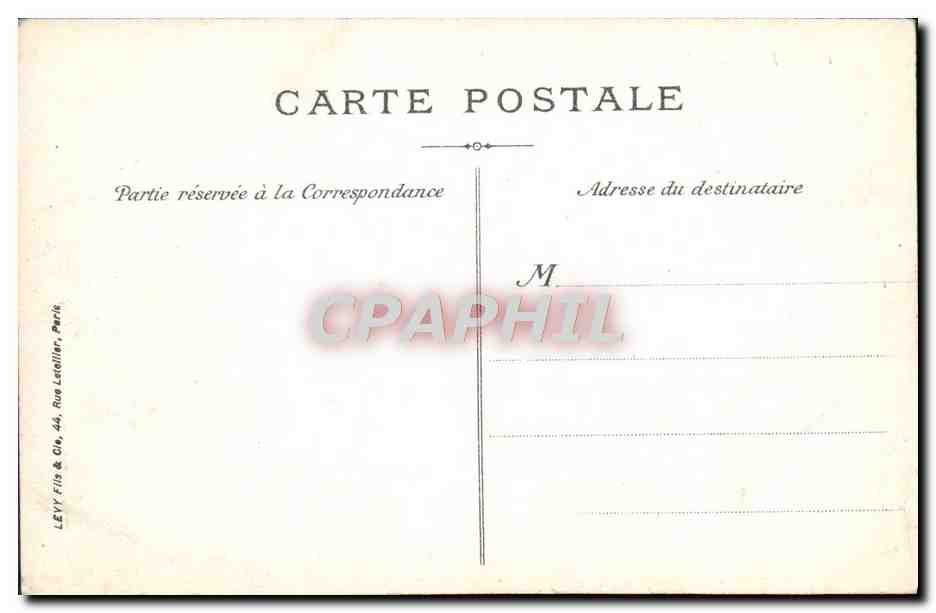 CPA Paris Le Pont Alexandre lll — Rückseite