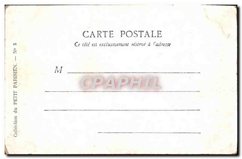 CPA Paris Le Monument d'Etienne Dolet  — Rückseite