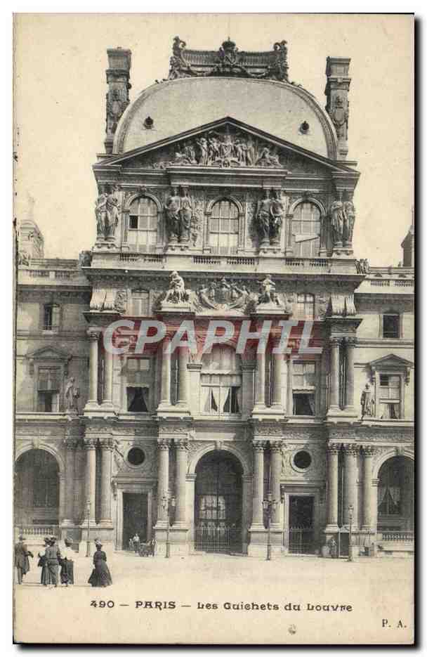 CPA Paris Les Guichets du Louvre 