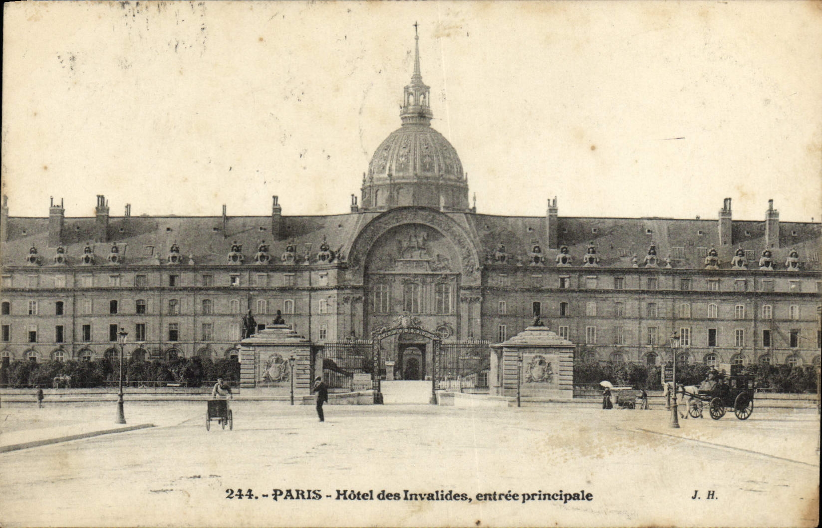 CPA Paris Hotel de Invalides entree principale 