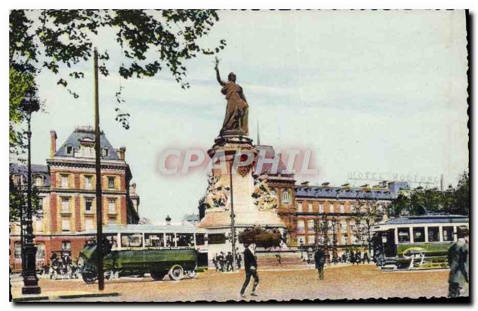 CPA Paris Place de la Republique 