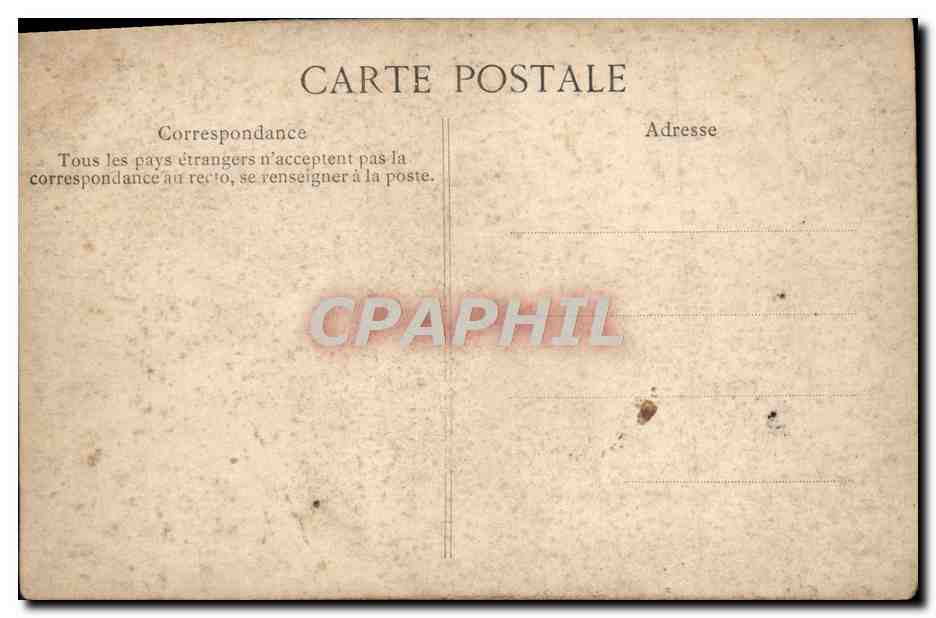 CPA Souvenir de Paris La Madeleine  — Rückseite