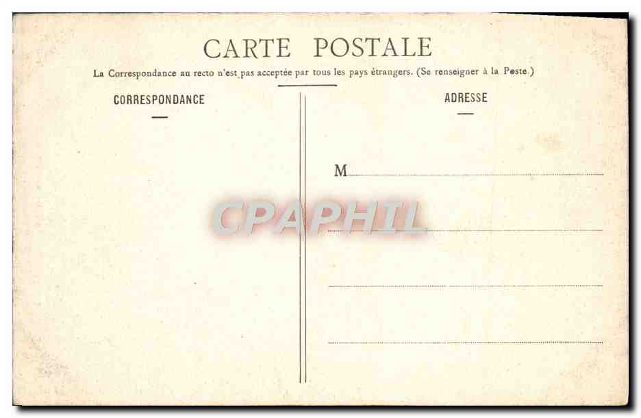 CPA Paris Le Comptoir d'Escompte Pianos — Verso